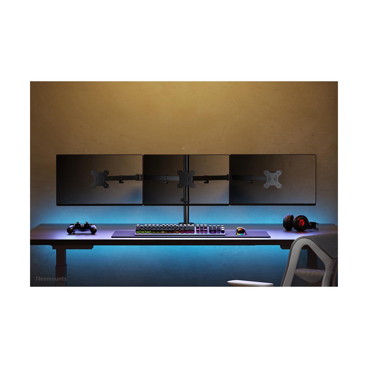 Neomounts FPMA-D550D3BLACK supporto da tavolo per Tv a schermo piatto 68,6 cm (27") Nero