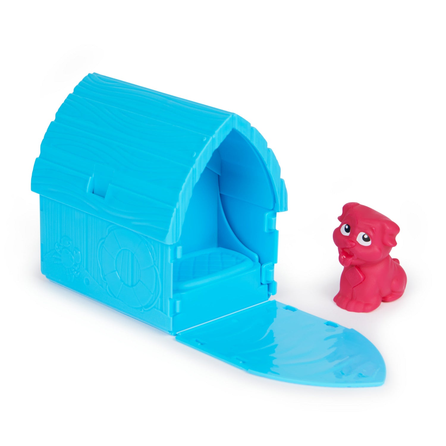 Kinetic Sand , Mini Cagnolino, 170g di Sabbia Cinetica Naturale, 1 Cagnolino a Sorpresa, 2 Accessori, Custodia a Forma di Cuccia. Giocattoli per Bambini e Bambine, 3