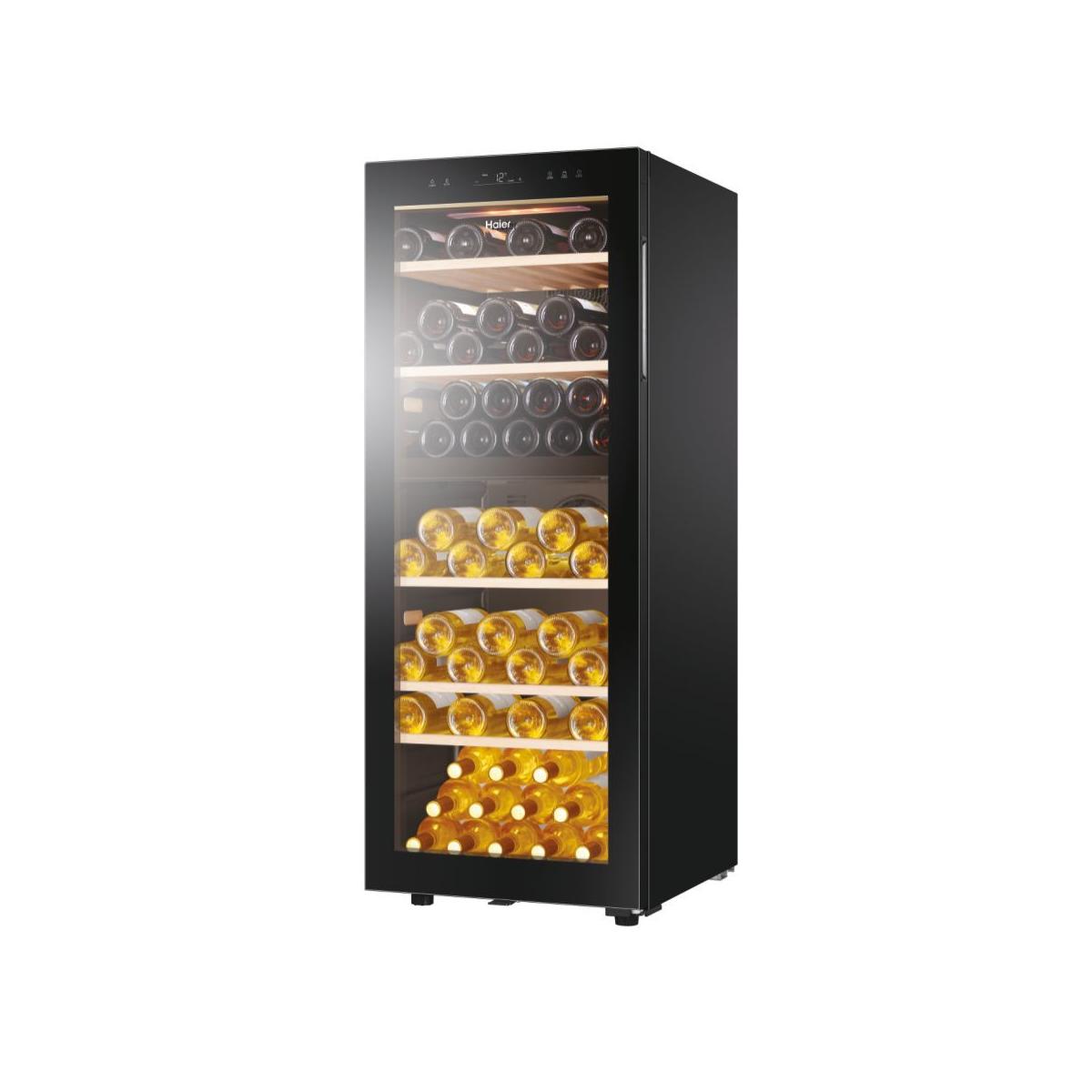 Haier Wine Bank 50 Serie 5 HWS79GDG Cantinetta vino con compressore Libera installazione Nero 79 bottiglie