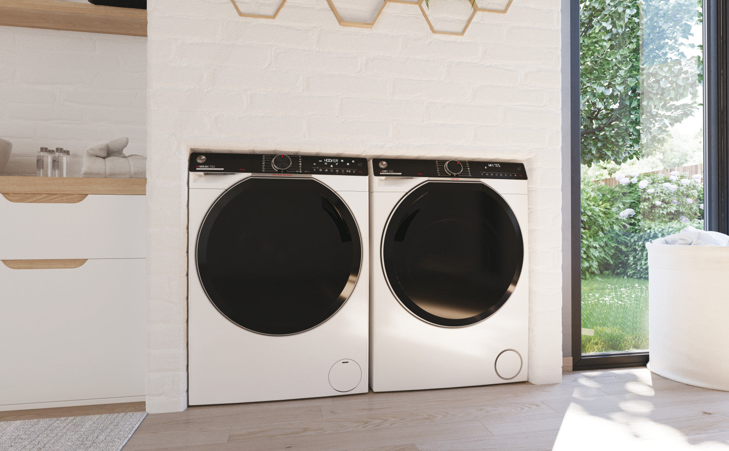 Hoover H-DRY 700 HDY7 H9A3BCEX-S asciugatrice Libera installazione Caricamento frontale 9 kg Bianco