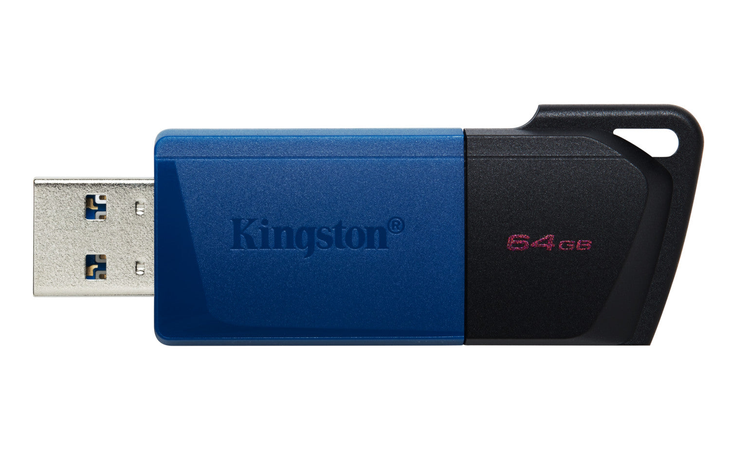 Kingston Technology DataTraveler 64GB USB3.2 Gen 1 Exodia M (Nero Blu) - 2 Pieces