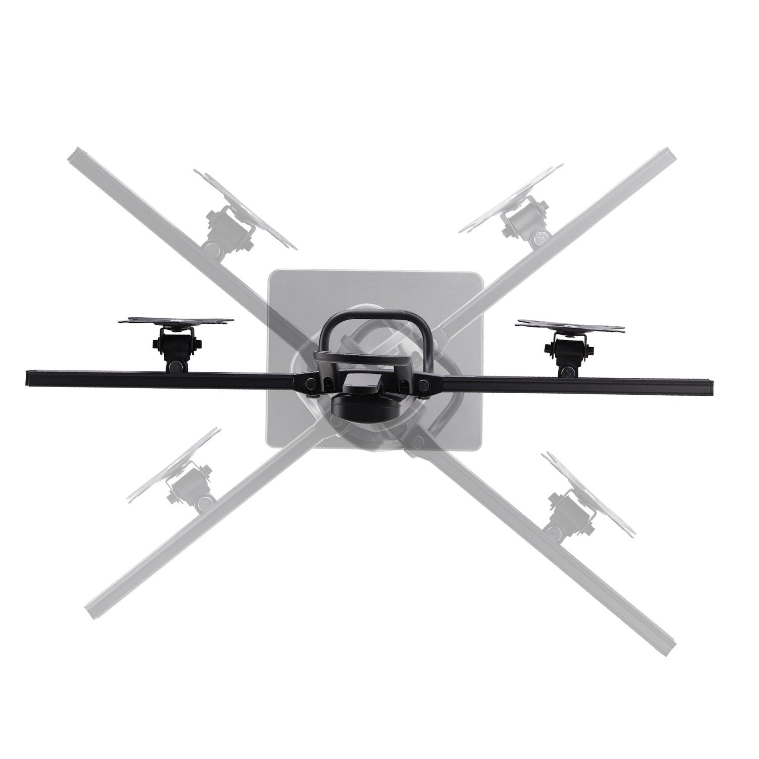 StarTech.com Supporto da Tavolo per Due Monitor- Staffa con barra trasversale per 2 Schermi da 27" VESA 75x75/100x100, altezza regolabile, portata 6 kg per Display