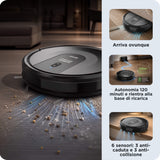 Ariete 2719 Robot Aspirapolvere Lavapavimenti X-Clean 3 in 1, Spazza, aspira e lava, Silenzioso, Wi fi integrato, Mappatura intelligente, navigazione giroscopica, Controllo Smart