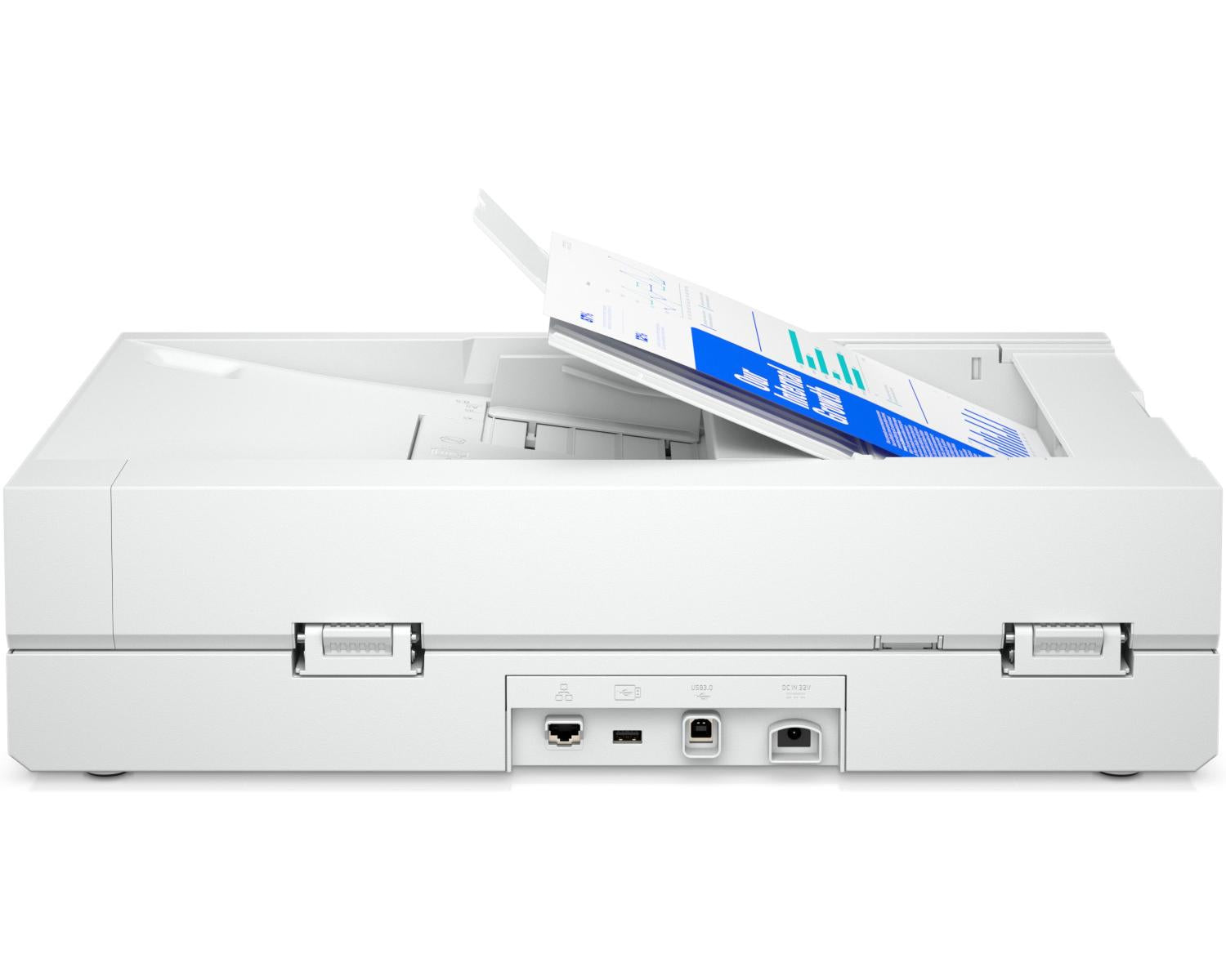 HP 20G07A Scanjet Pro N4600 fnw1 Scanner piano e ADF 1200x1200 DPI A5 Bianco