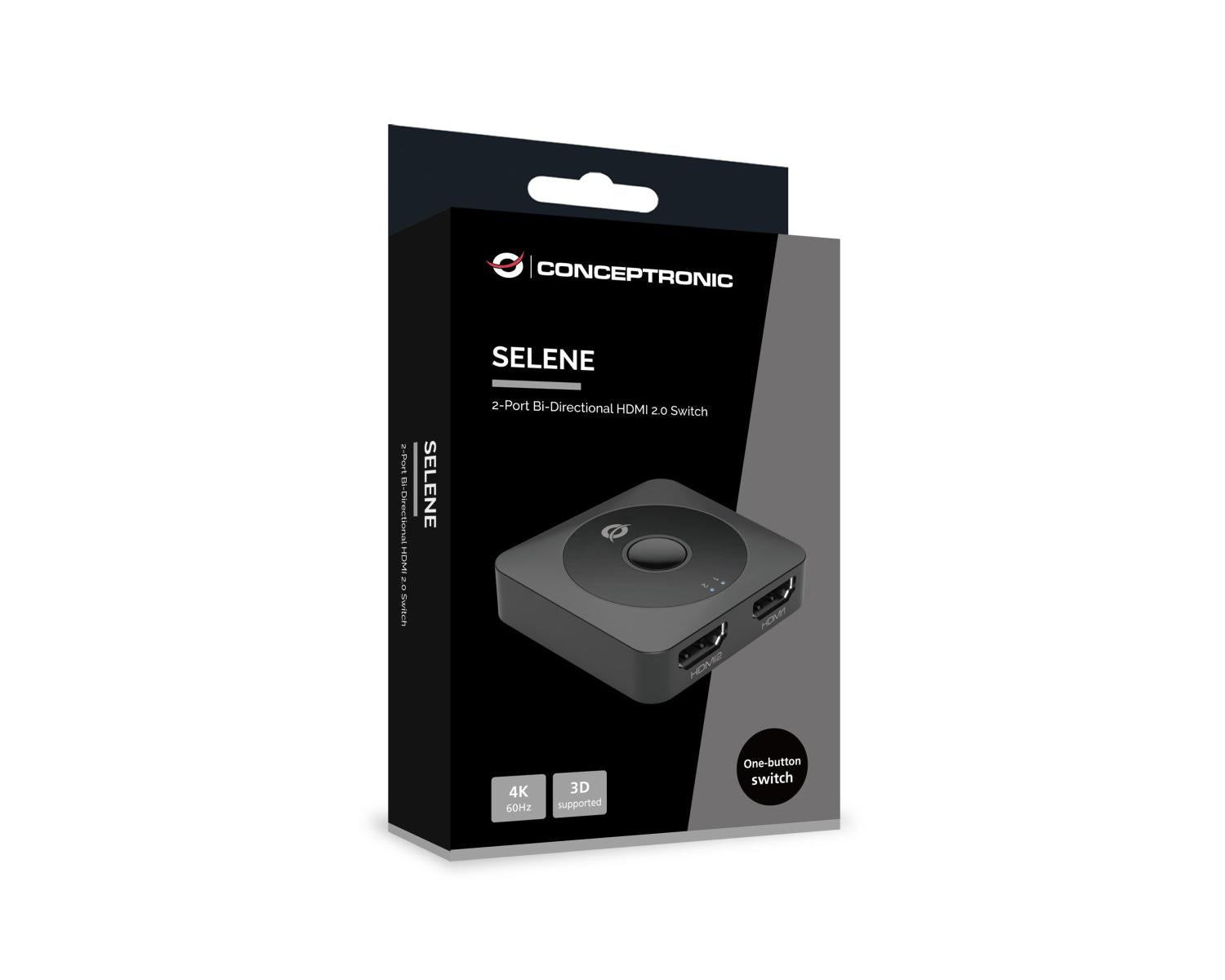 Conceptronic SELENE01B conmutador de vídeo HDMI
