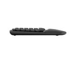 Logitech Tastiera WAVE KEYS WIRELESS ERGONOMICA Grafite