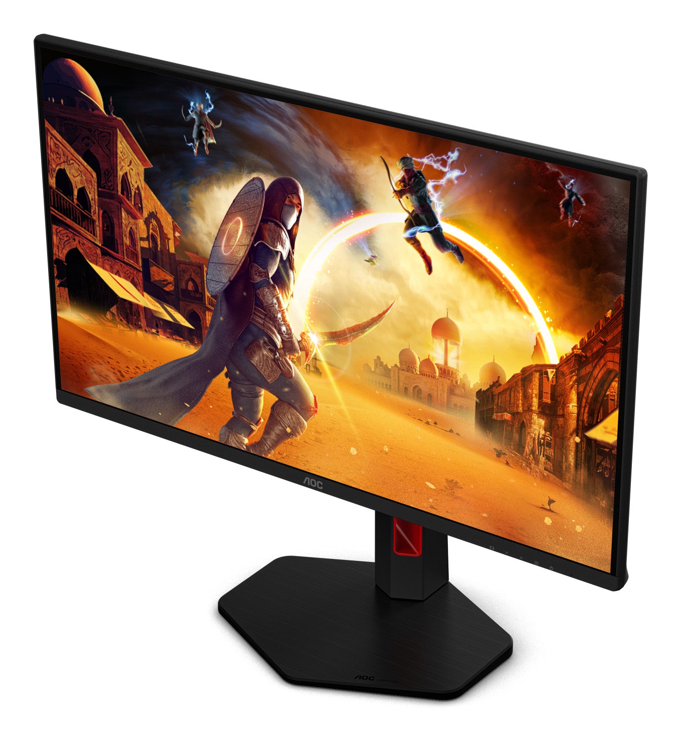 AOC G4 25G4KUR Monitor PC 62,2 cm (24.5") 1920 x 1080 Pixel Full HD LED Nero, Rosso