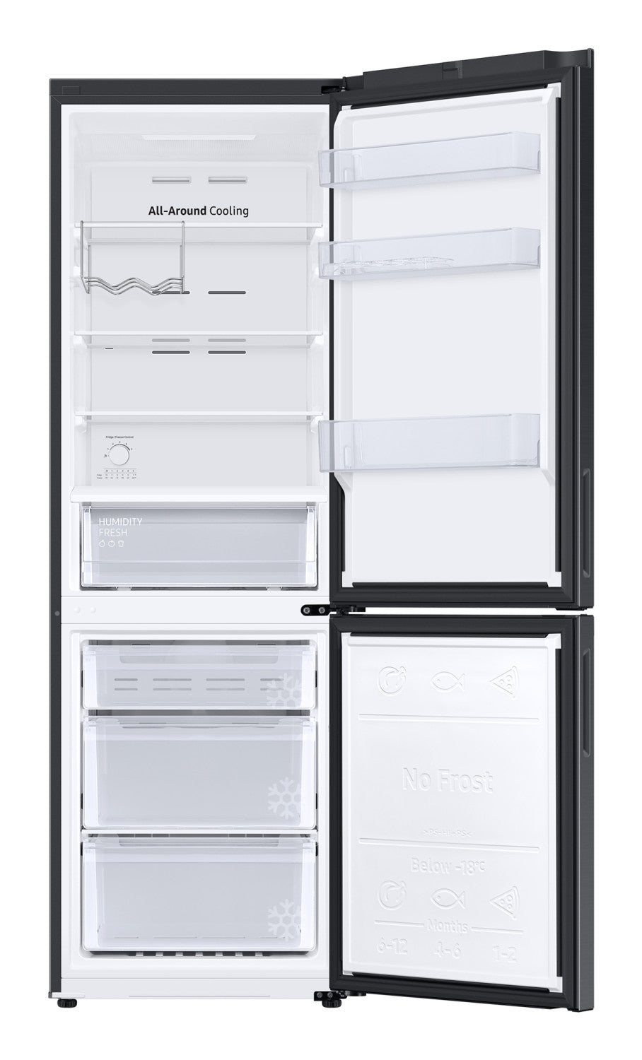 Samsung RB33B612EBN Frigorifero Libera installazione 344 L E Nero