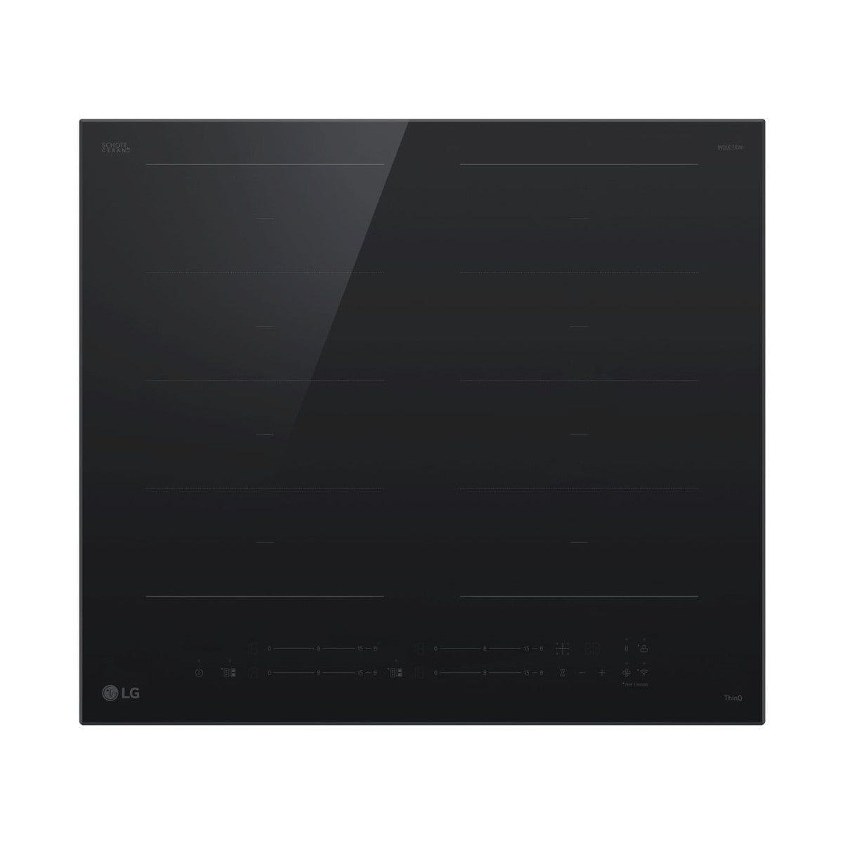 LG CI7Z2437BA piano cottura Nero Da incasso 60 cm Piano cottura a induzione 4 Fornelli