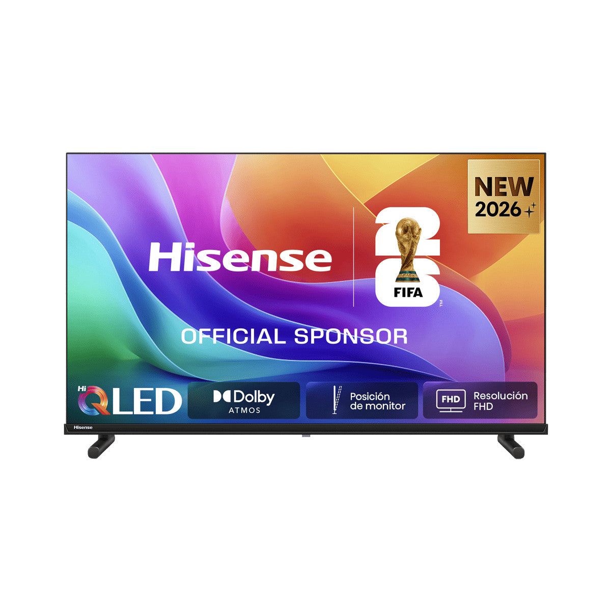 Hisense Smart TV QLED 32pollici FHD 32A5S, 60Hz, Audio Dolby Atmos, VIDAA OS con 1000 APP, HDR10, Game Mode, Works with Alexa, Wifi, lativù