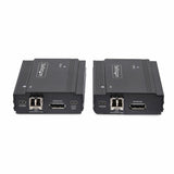StarTech.com KVM Extender DisplayPort su fibra ottica 4K 60Hz kit di estensione fino a 300m multimodale con moduli SFP preinstallati 3x USB HID