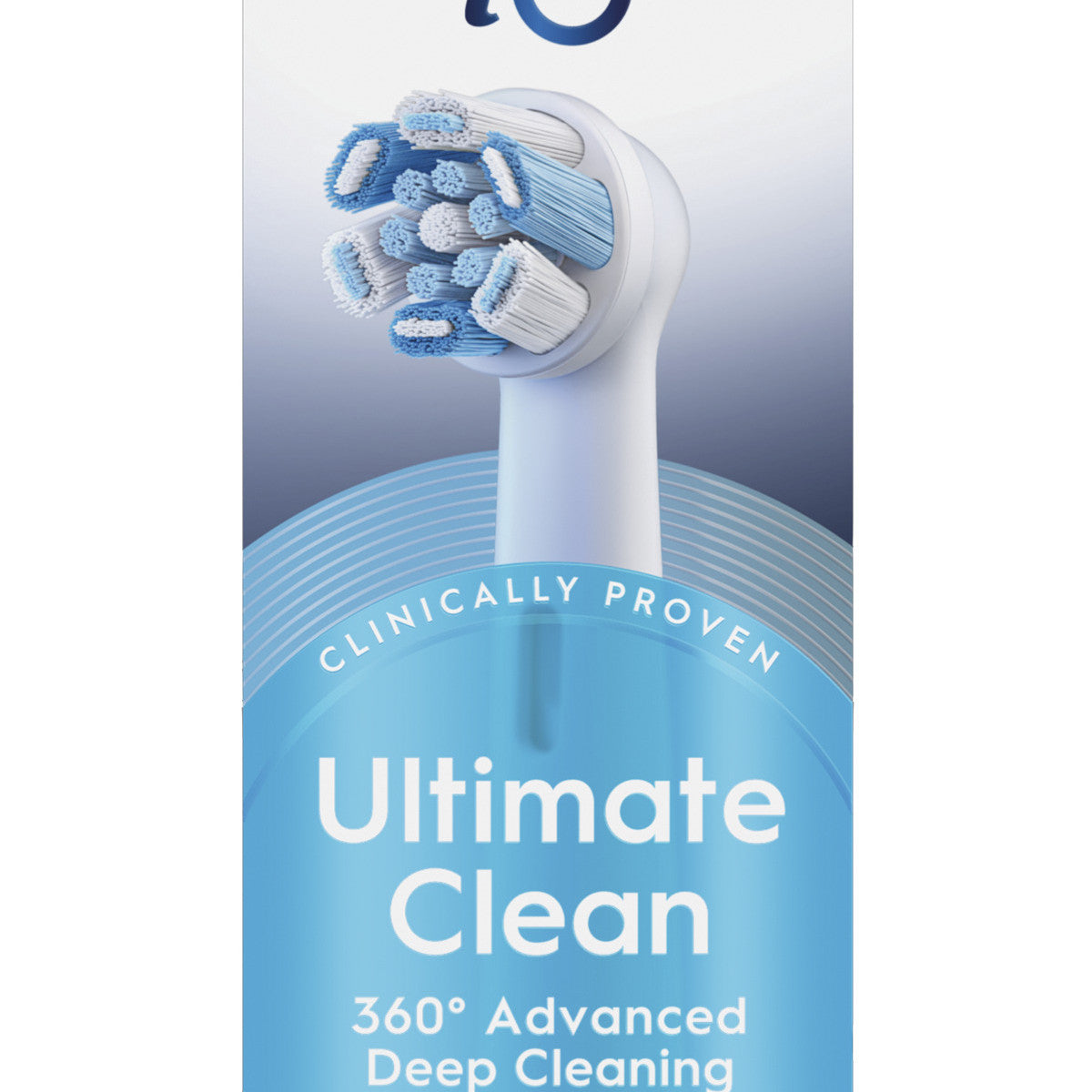 Oral-B Testine di Ricambio iO Series Ultimate Clean, testine rotonde di ricambio originali, con setole CrissCross per pulizia e rimozione della placca avanzate e in profondità, 2