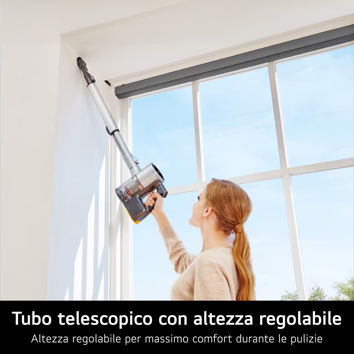LG CordZero A9K Lite Aspirapolvere Kompressor 220W 60 min1 spazzola 2 accessori Filtro 5 strati WiFi Beige