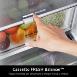 Frigorifero Lg GBB569MCAMN Combinato Congelatore Basso Libera Installazione Classe E Nero