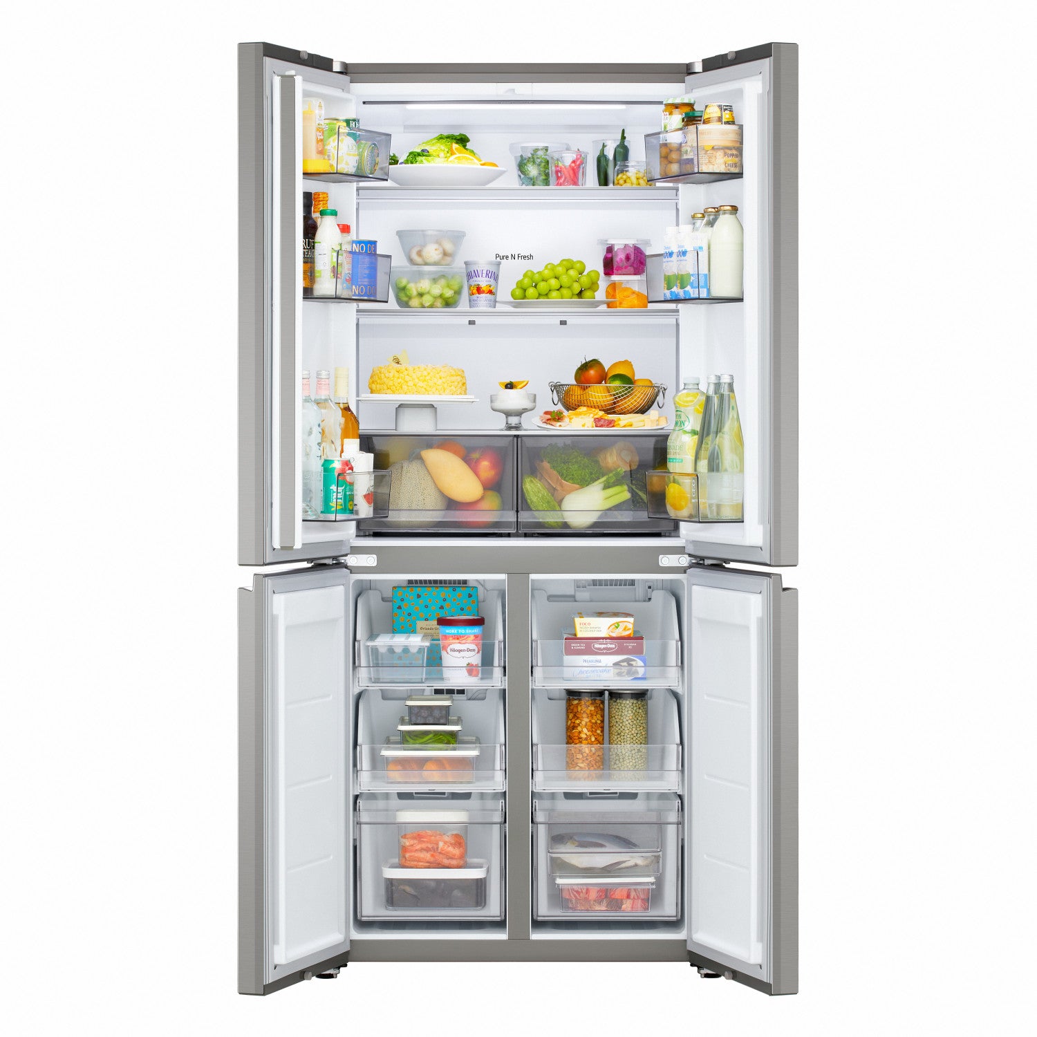 LG GMBS30SDPY Frigorifero Multidoor Classe E Prime Silver