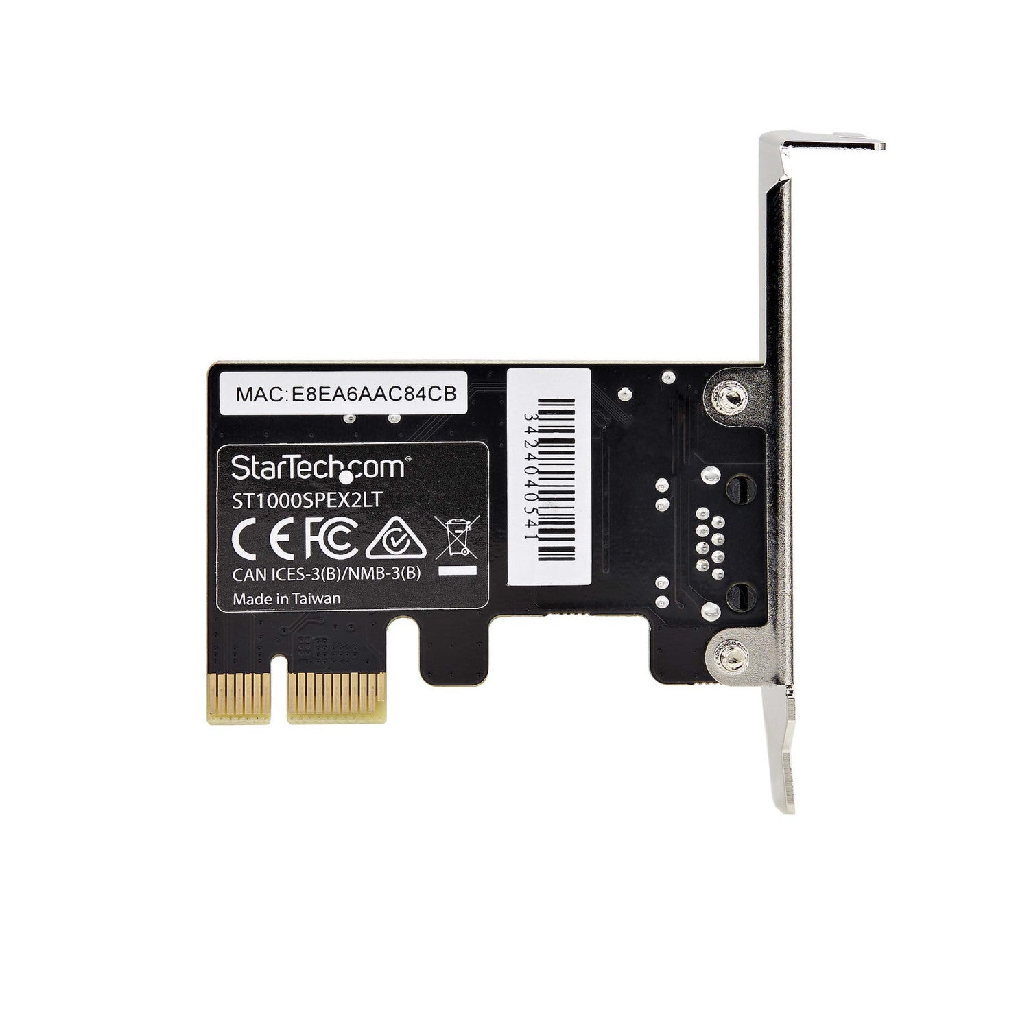 StarTech.com Scheda di rete PCIe Gigabit a 1 porta, scheda NIC a basso profilo, adattatore di rete LAN PCI Express 10/100/1000Mbps, Realtek RTL8111H, Windows e Linux, conforme a TAA