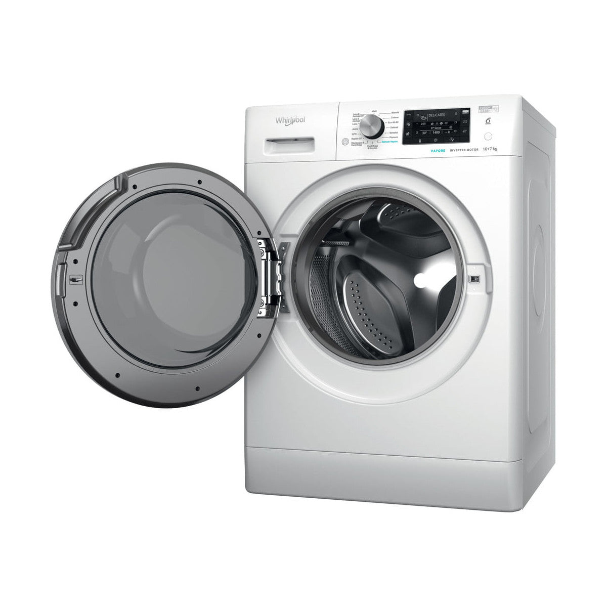 Whirlpool FreshCare Lavasciuga a libera installazione - FFWDD 107448 WBS IT