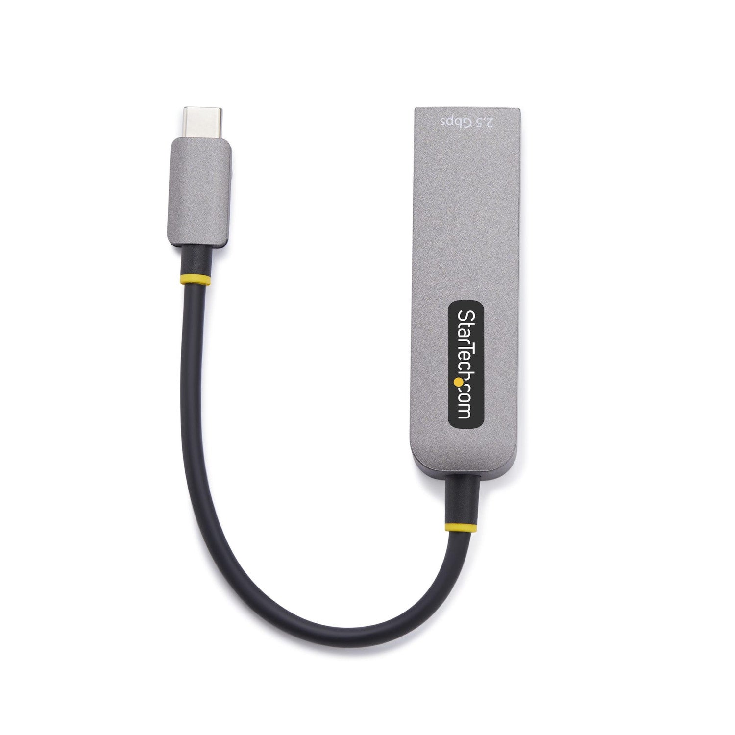 StarTech.com Adattatore Ethernet USB C, Convertitore di Rete NBASE-T 2.5/1GbE da USB Type-C 3.0 a RJ45, NIC PD 100W Pass-Through compatibile Thunderbolt, Win e Mac