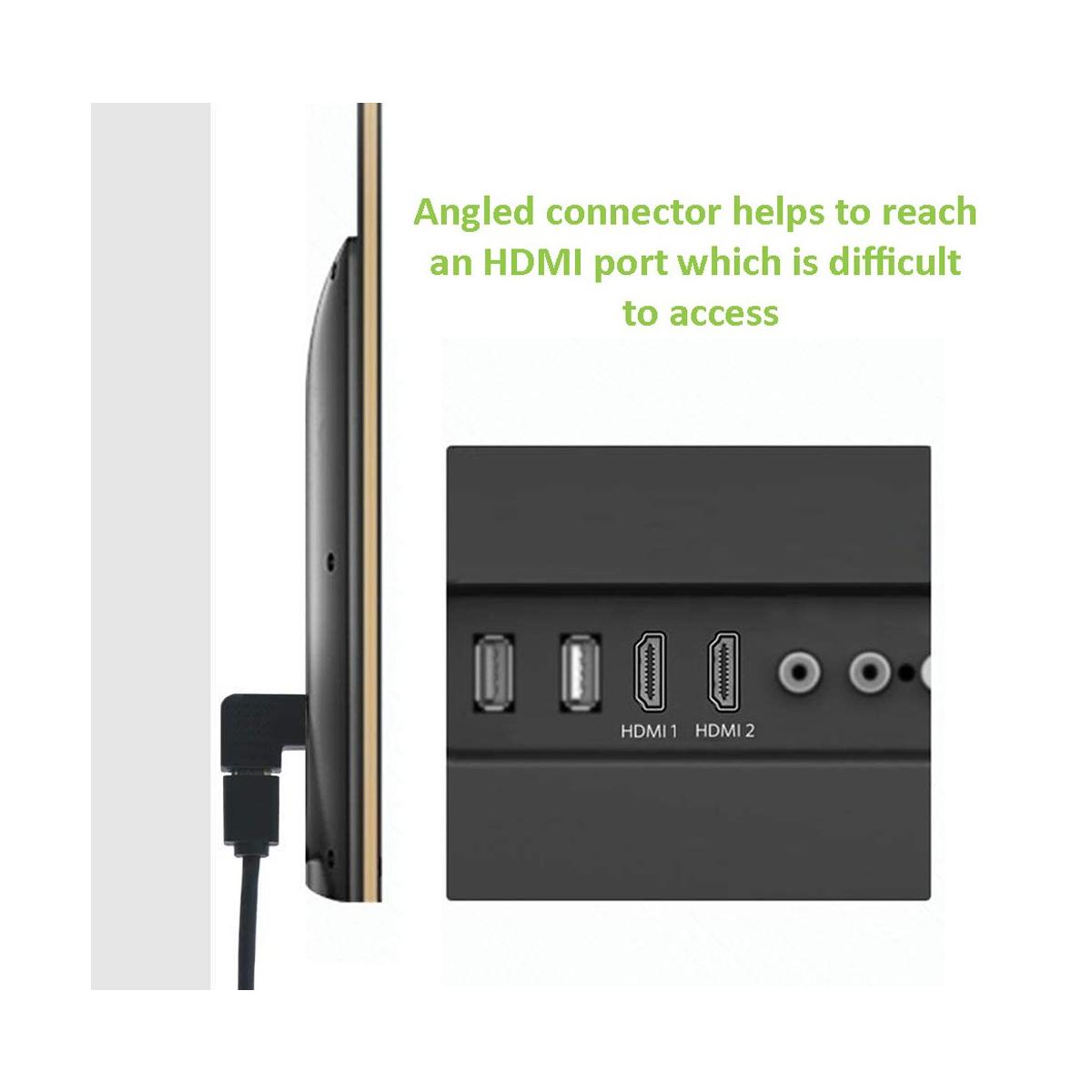 Techly Adattatore HDMI angolato 270 gradi (IADAP HDMI-270)