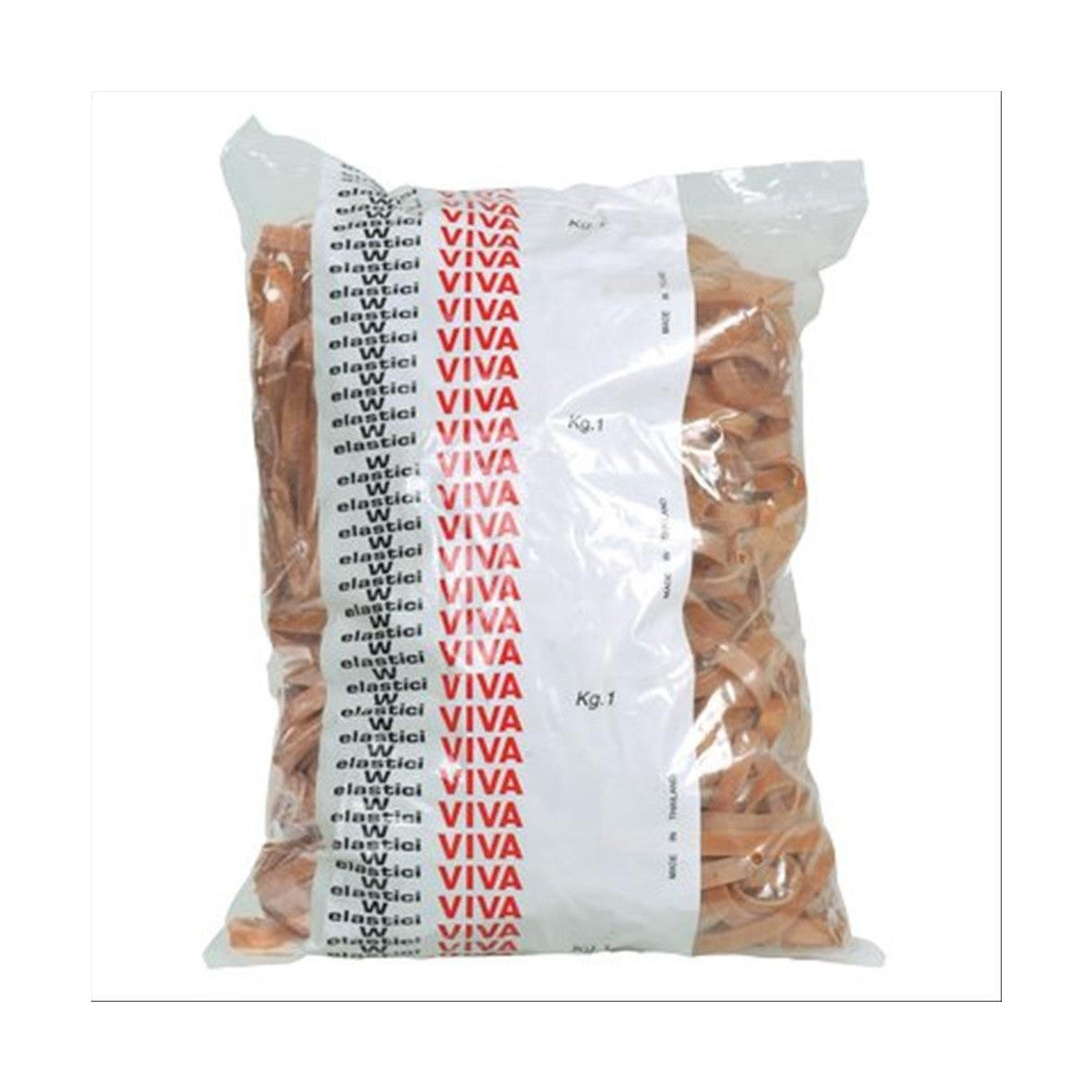 Viva Elastici a Fettuccia in Gomma Naturale Tabacco G8X100 Ø 100x8 mm 1 kg