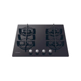 Candy CVG6B Piano Cottura da Incasso 59 cm Gas 4 Fornelli Nero