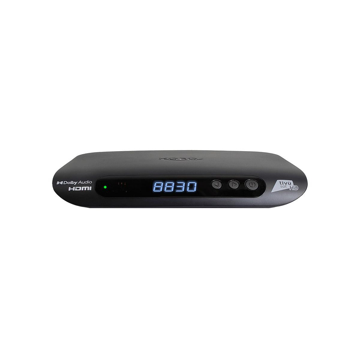Xoro HRS 8830 set-top box TV Ethernet (RJ-45), Satellite Full HD Nero
