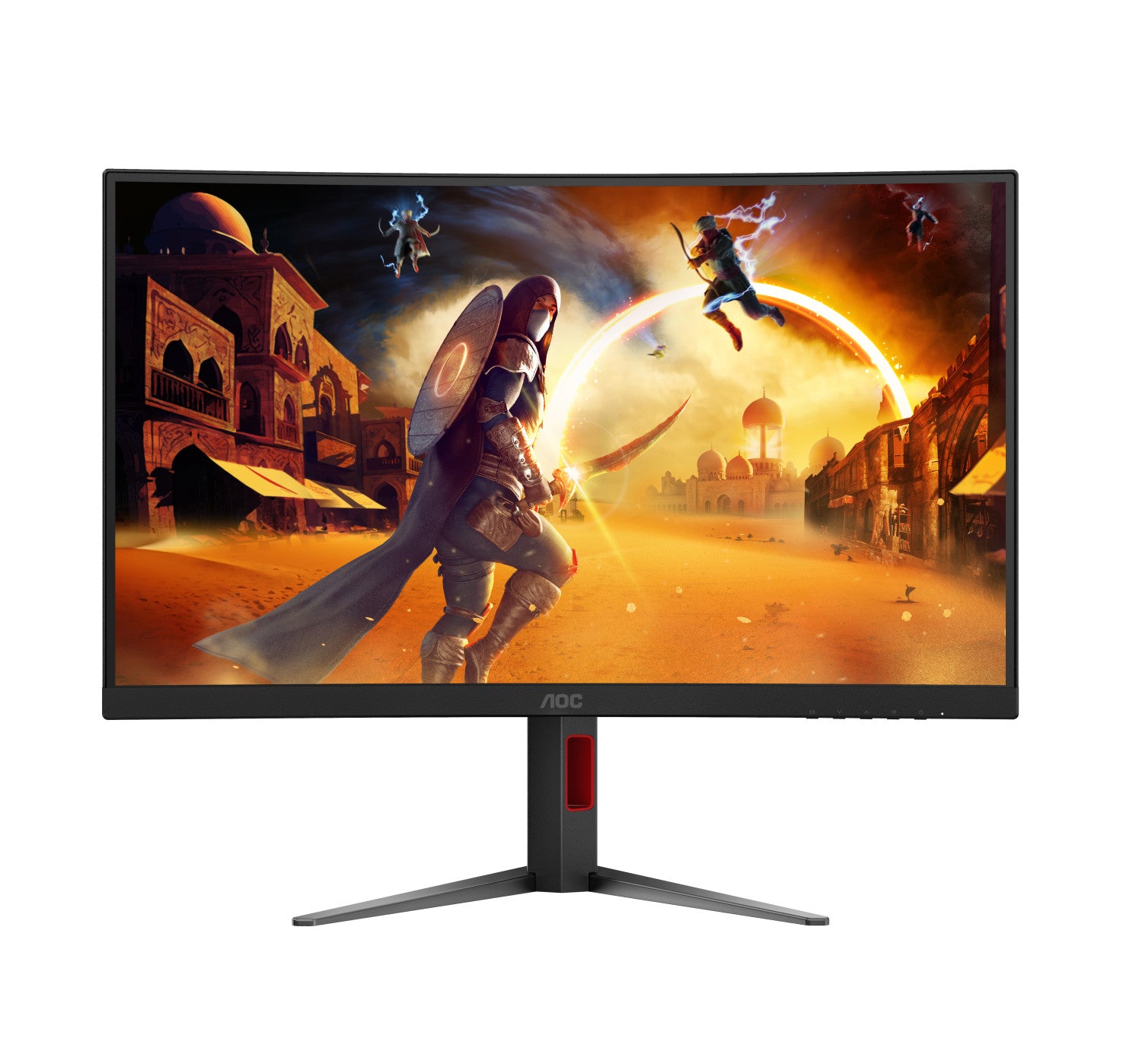 AOC G4 Gaming Monitor PC 68,6 cm (27pollici) 2560 x 1440 Pixel Nero, Rosso