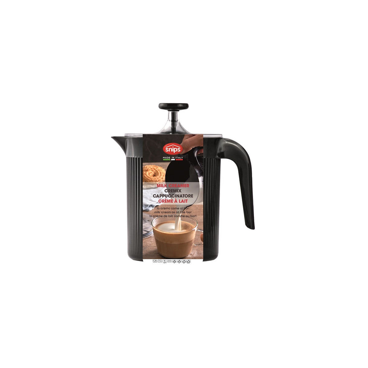 Snips Montalatte Cappuccinatore Cremix 500 ml Nero