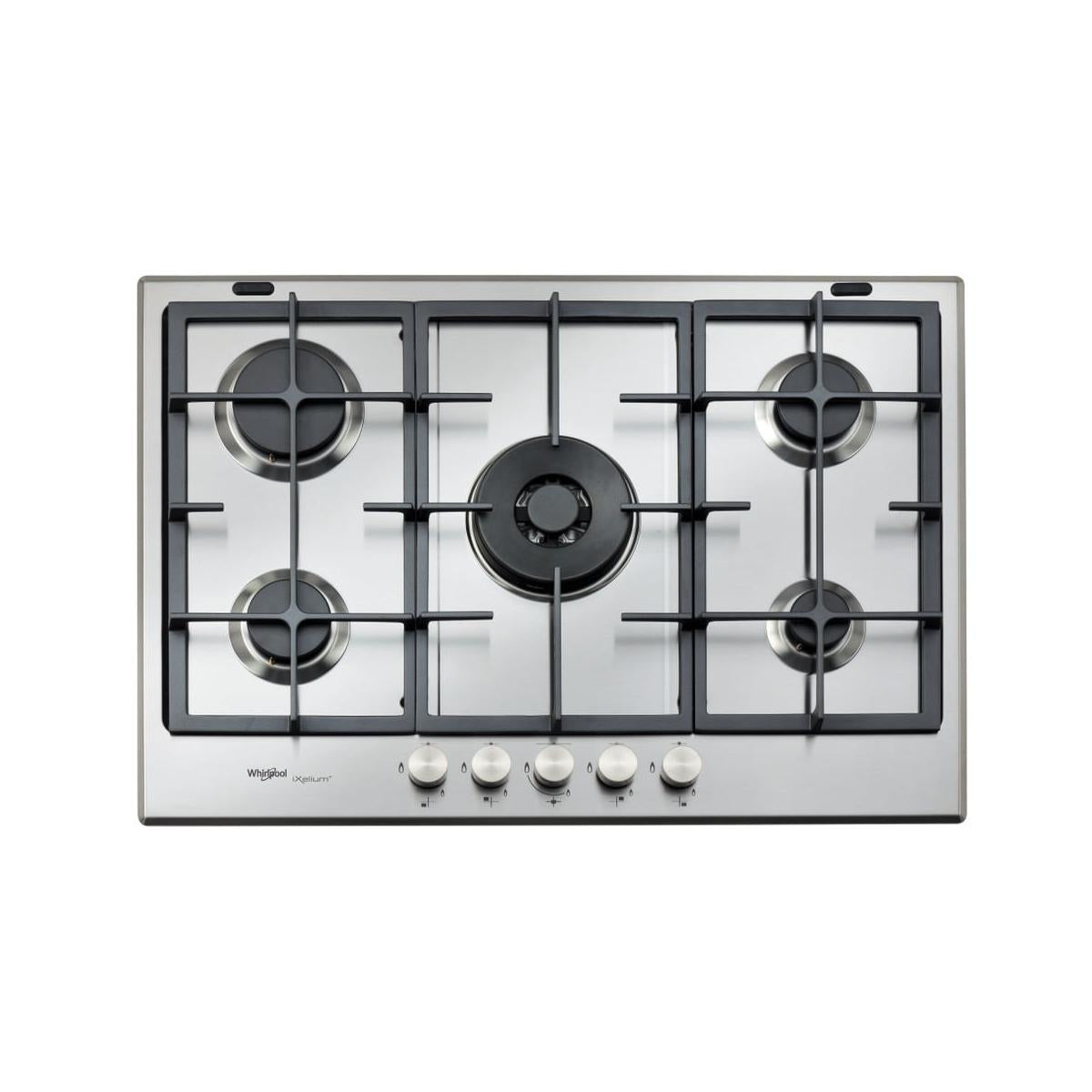 Whirlpool GMR 7522/IXL Piano Cottura Acciaio Da Incasso Gas 5 Fornelli