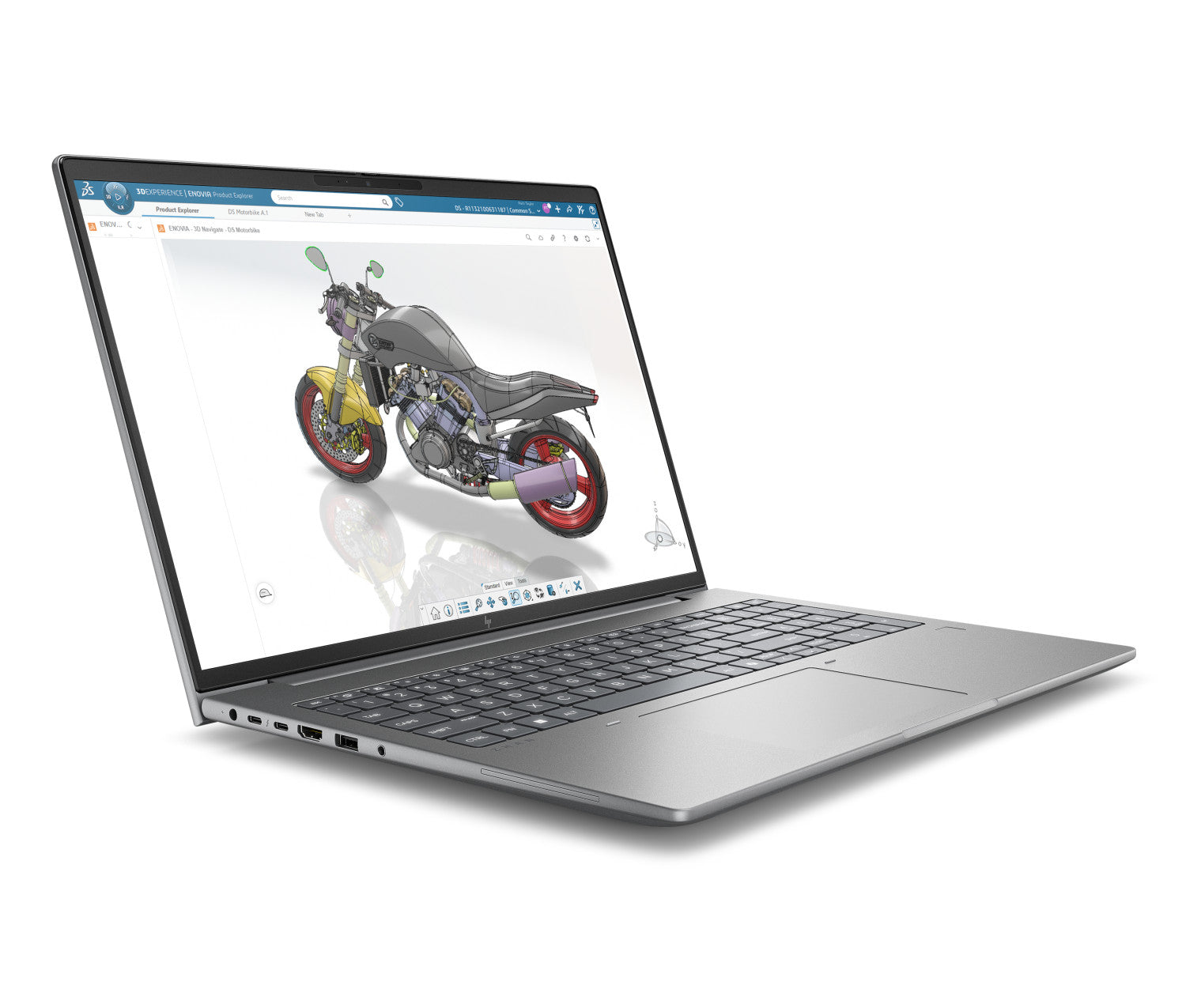 HP DK1K8ET laptop Copilot PC Intel Core Ultra 9 386H 40,6 cm (16pollici) WUXGA 32 GB DDR5-SDRAM 1 TB SSD Wi-Fi 7 (802.11be) Windows 11 Pro AI Workstation, AI PC Argento