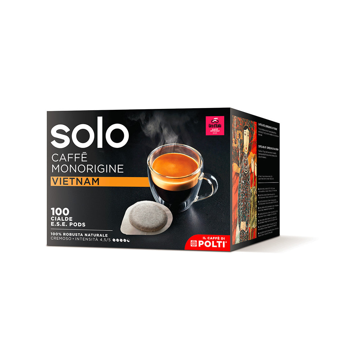 Polti Solo Caffè Monorigine Vietnam 100 Cialde E.S.E.