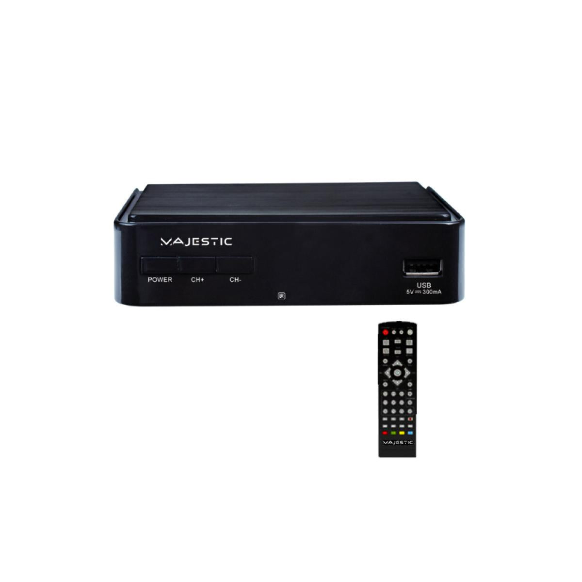 New Majestic DEC 665 HD USB DigitaleTerrestre Nero