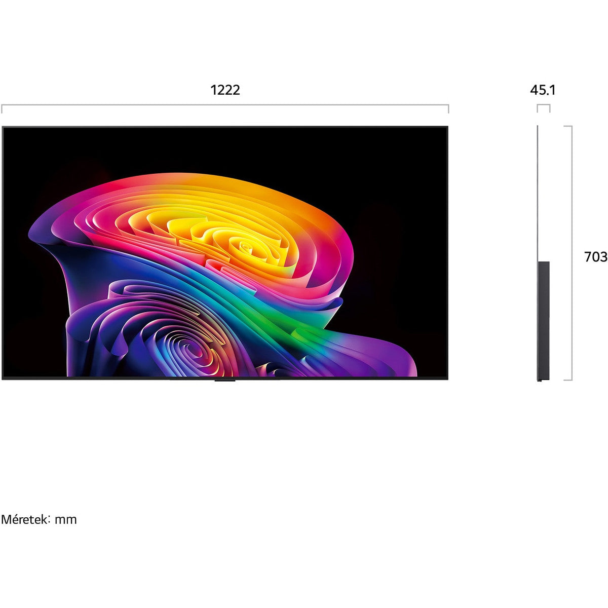 LG OLED evo AI OLED55C61LA TV 139,7 cm (55") 4K Ultra HD Smart TV Wi-Fi Nero