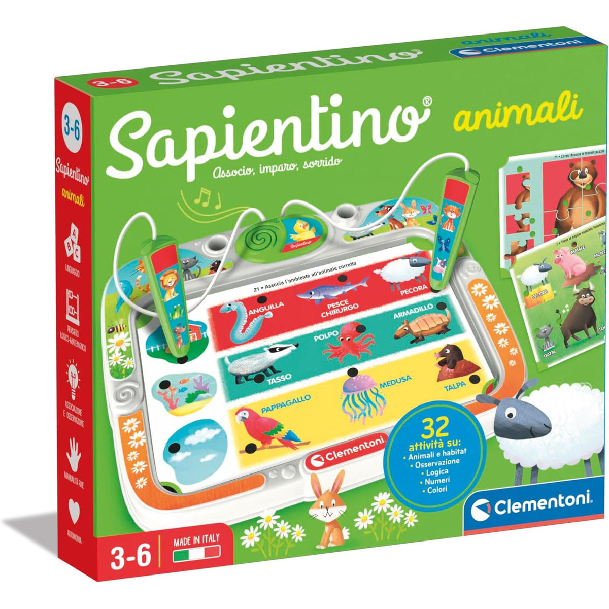 Clementoni Sapientino Animali 16474