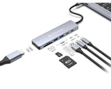 Conceptronic DONN28G replicatore di porte e docking station per laptop Cablato USB 3.2 Gen 1 (3.1 Gen 1) Type-C Grigio