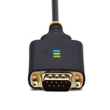 StarTech.com 2P6FFC-USB-SERIAL adattatore per inversione del genere dei cavi USB-A 2 x DB-9 RS-232 Nero, Grigio
