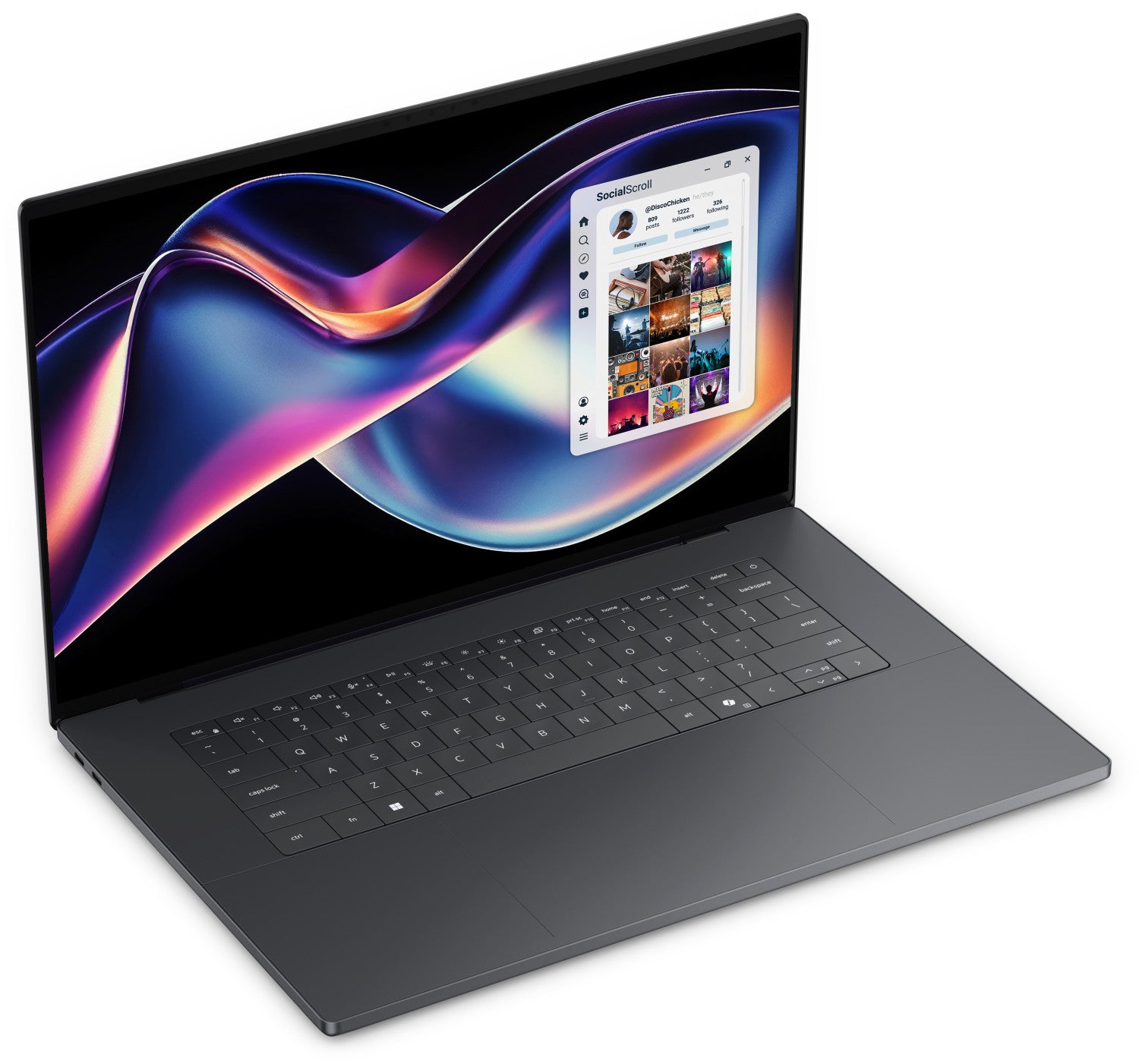 DELL XPS DA16260 Copilot+ PC Intel Core Ultra X7 358H Computer portatile 40,6 cm (16") Touch screen 3.2K 32 GB LPDDR5x-SDRAM 1 TB SSD Wi-Fi 7 (802.11be) Windows 11 Pro Grafite Italiano