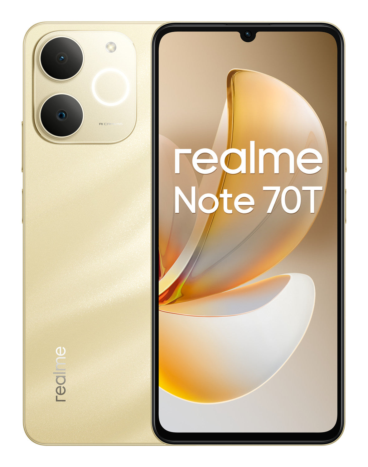 realme Note 70T 17,1 cm (6.74pollici) Doppia SIM Android 15 4G USB tipo-C 4 GB 256 GB 6000 mAh Oro
