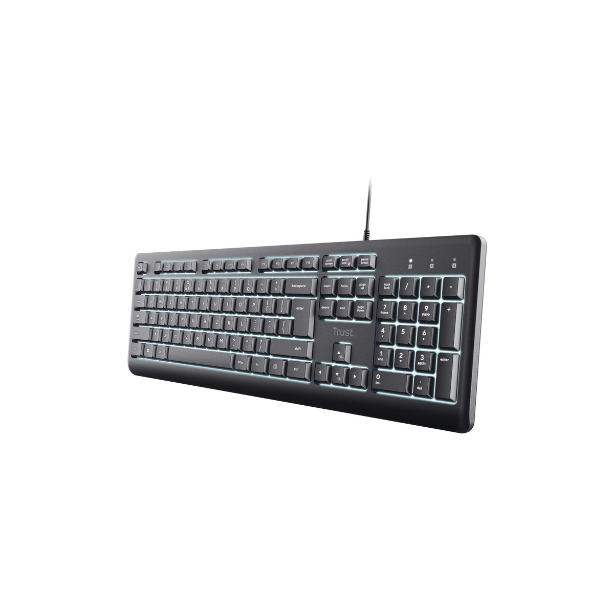 Trust Primo Beleuchtete tastiera Casa/ufficio USB QWERTY Italiano Nero