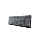 Trust Primo Beleuchtete tastiera Casa/ufficio USB QWERTY Italiano Nero