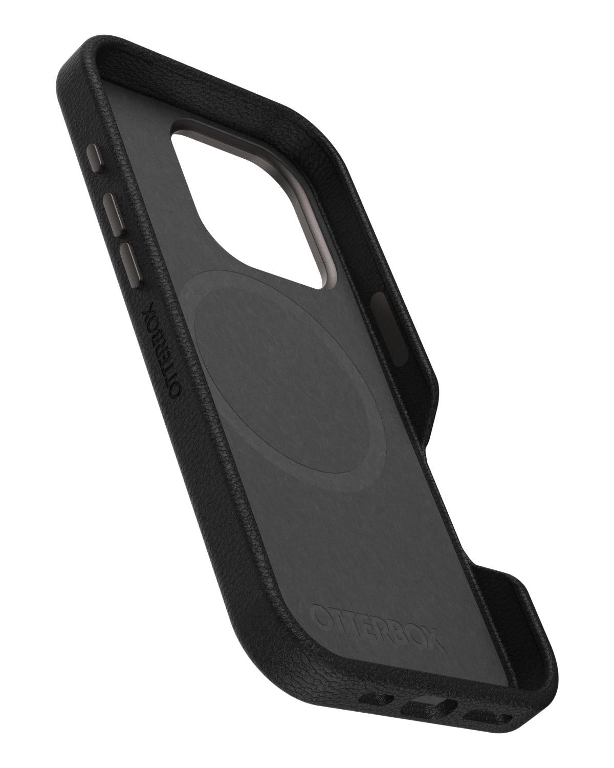 OtterBox Symmetry Series Cactus Leather per MagSafe per iPhone 16 Pro Noir Ash