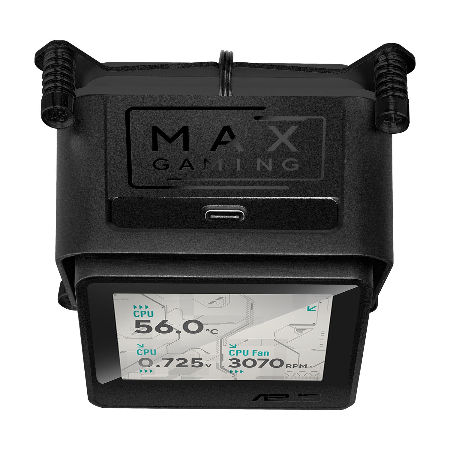 ASUS MAX GAMING LC 360 ARGB LCD Processore Raffreddatore di liquidi tutto in uno 12 cm Nero