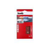 KWB Set 5 Fogli Abrasivi per Levigatrice Orbitale 93x186 mm Grana 60 Attacco a Strappo
