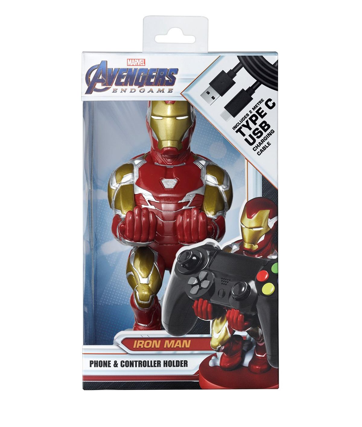 Exquisite Gaming Cable Guys Iron Man Supporto passivo Controller per videogiochi, Telefono cellulare/smartphone Oro, Rosso, Argento