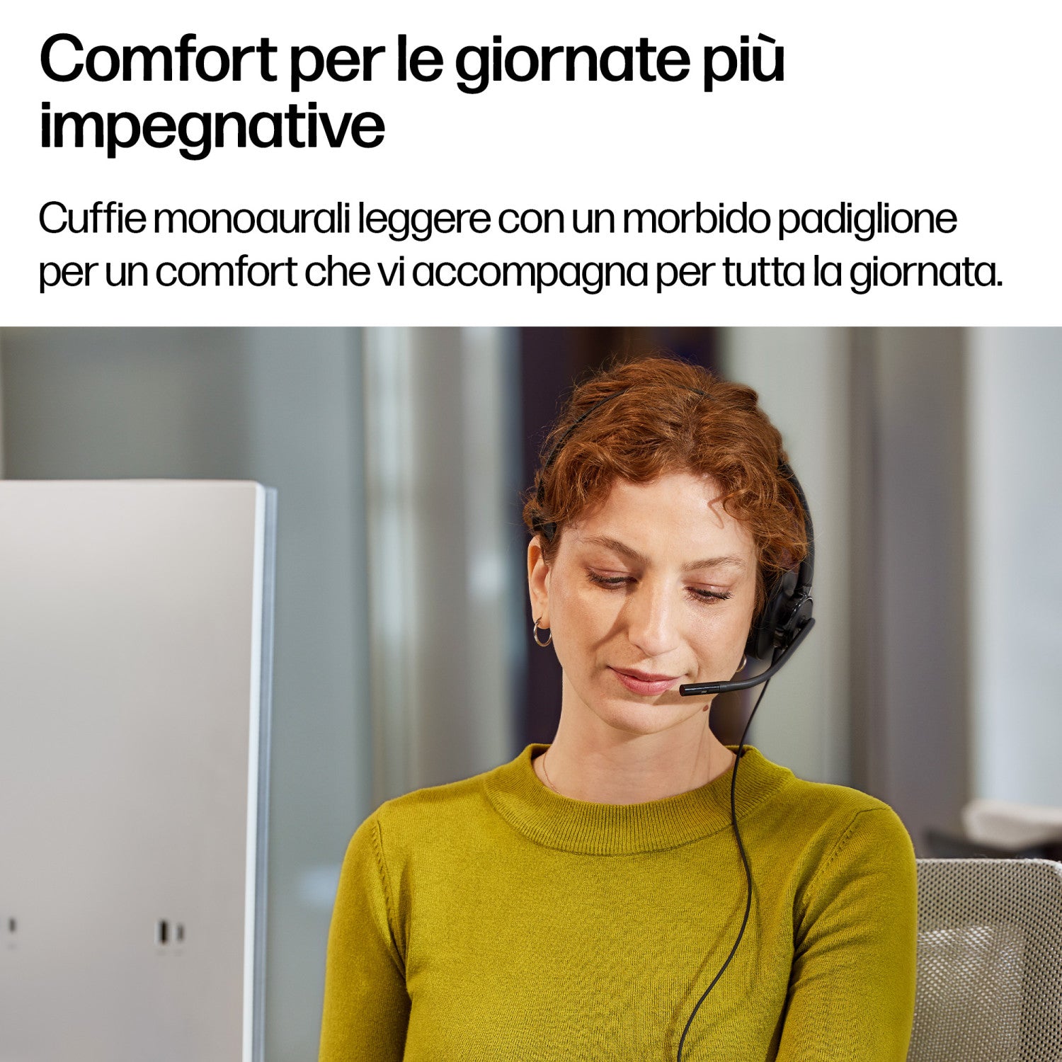HP Poly Cuffie cablate stereo Mission 425 USB