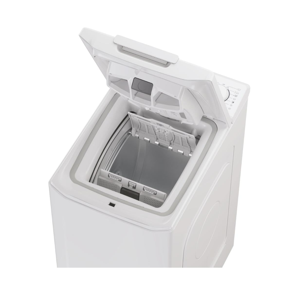 Candy TCA283D2-S lavatrice Caricamento dall'alto 8 kg 1200 Giri min Bianco