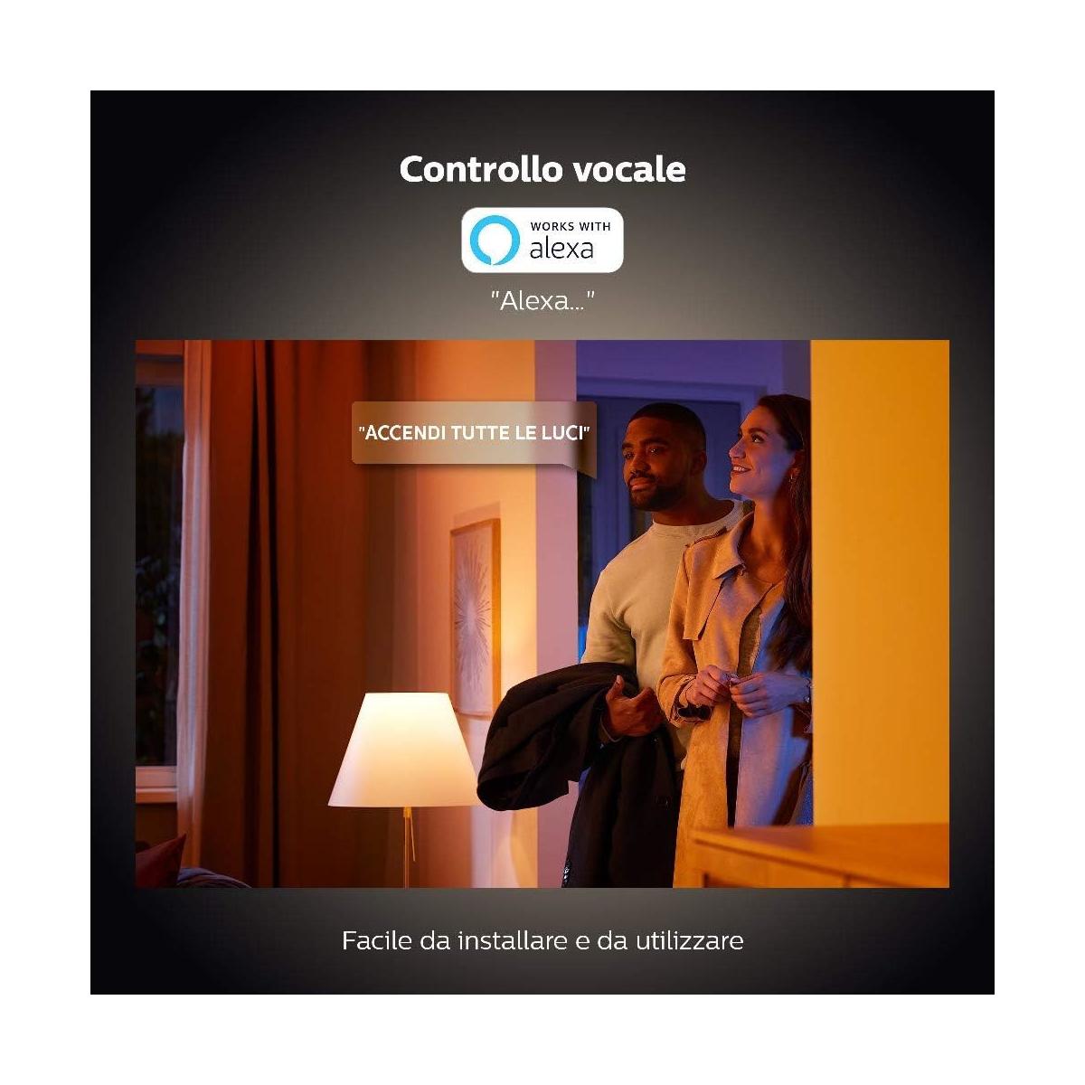 Philips Hue 8719514356610 soluzione di illuminazione intelligente Lampadina intelligente Bluetooth Bianco 5,3 W