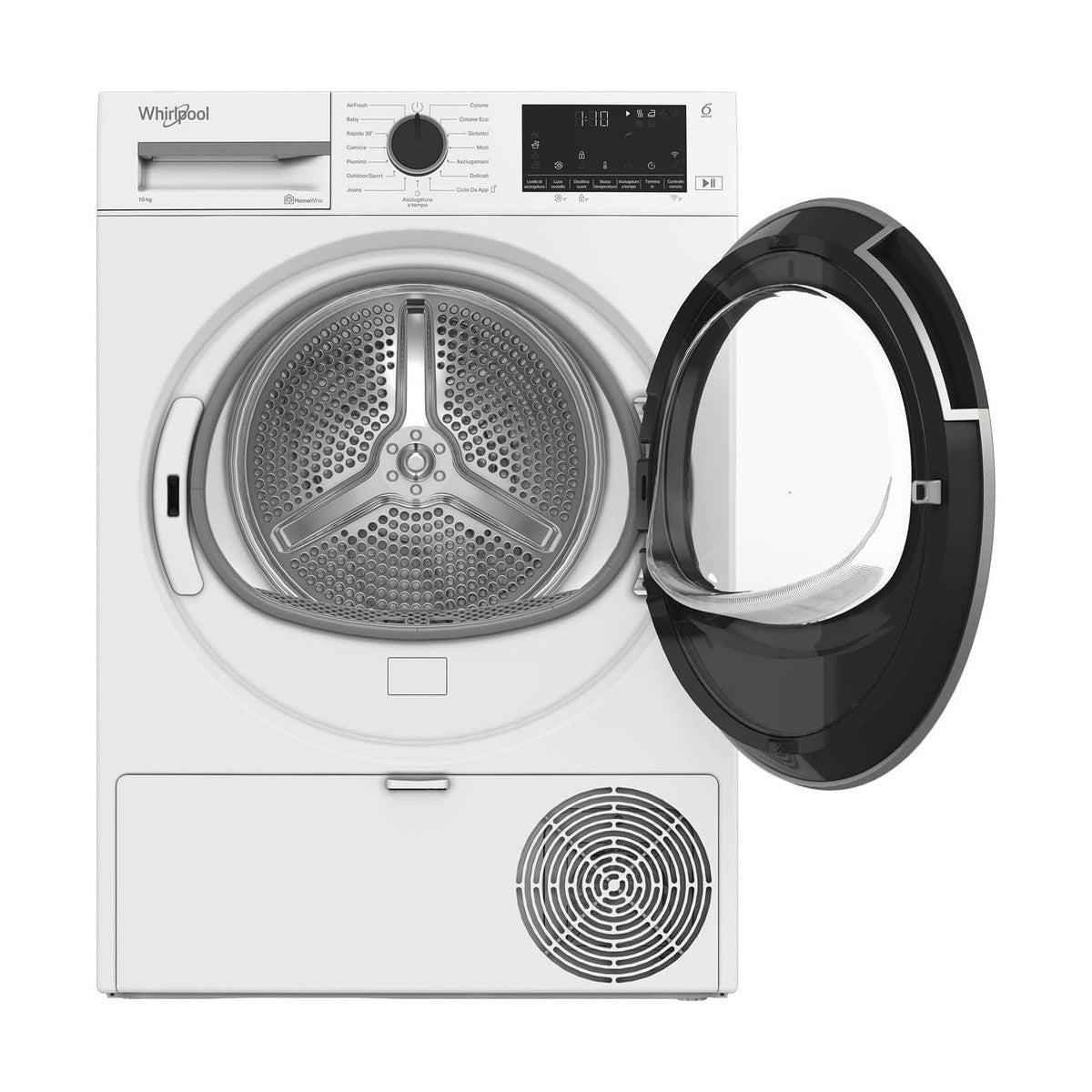 Whirlpool C WD 103M WBS IT, Capacità 10kg, classe D, colore White, Display digitale XL, Wi-Fi