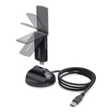 StarTech.com Chiavetta Wi-Fi 6E USB/Dongle per PC Desktop/Laptop, NIC wireless con antenna pieghevole, adattatore WiFi con supporto 802.11 b/g/n/ac/ax, compatibile con reti a 2,4/5/6 GHz
