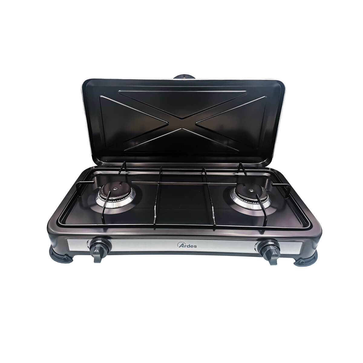 Fornello a Gas Ardes Odino AR1FG02 2 Fornelli GPL Nero